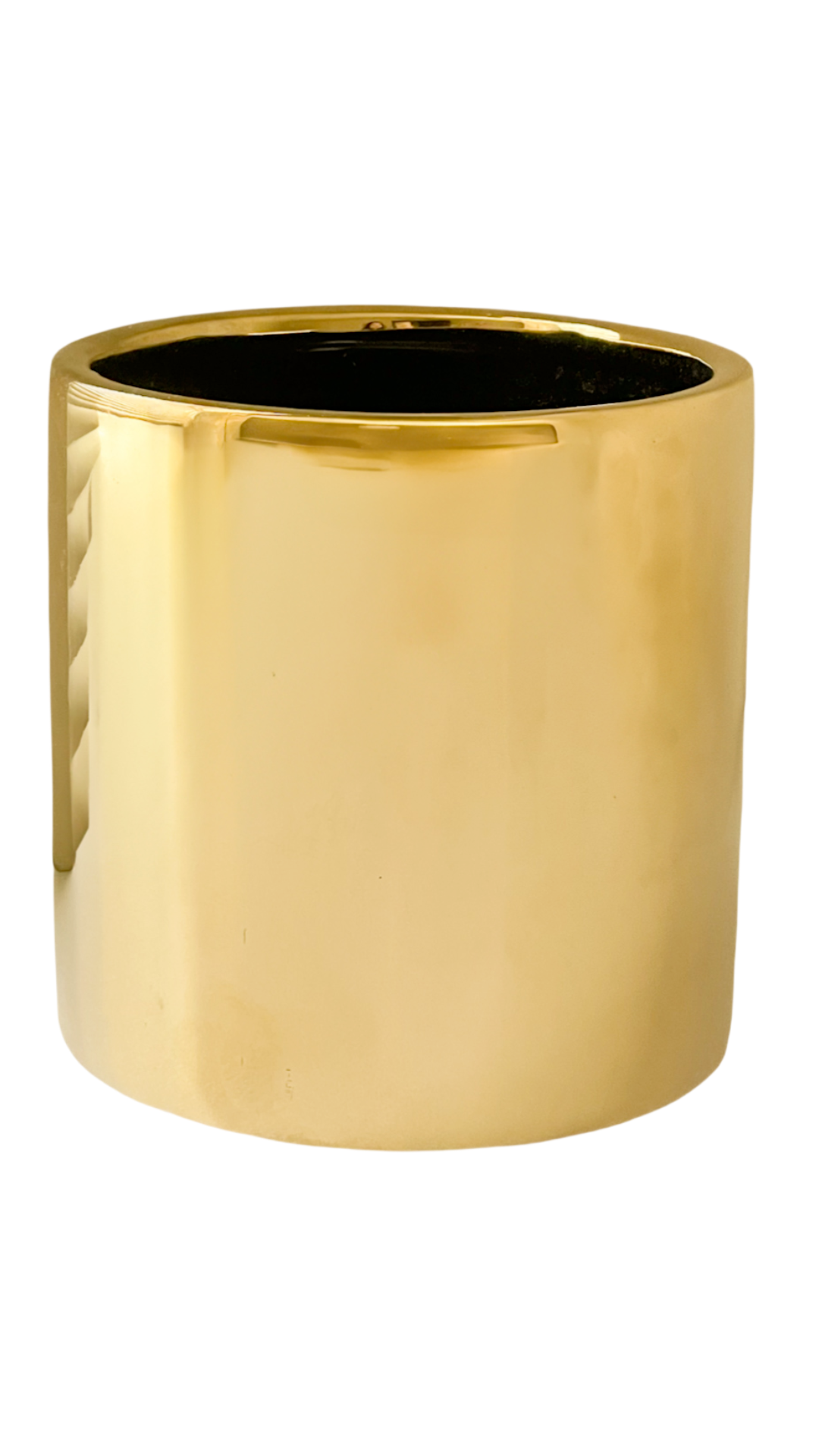 6" SHINY GOLD POT